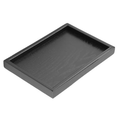 Imagem de Generic Bandeja de Madeira Maciça para Servir Alimentos, Design Moderno e Elegante, Fácil de Limpar, Uso Versátil para Cantina, Padaria, Catering, 13 X 8 Polegadas (22 * 15)
