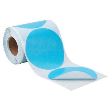 Imagem de NBEADS 300 etiquetas redondas, etiquetas autoadesivas grandes redondas de código de cores de 9 cm rolo de adesivos em branco para armazém, negócios, venda, escritório, casa, azul