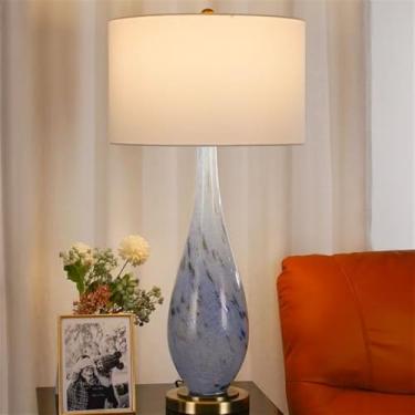 Imagem de Luxo Contemporâneo Lâmpada de Mesa LED Criatividade Americana Sala de Estar Quarto Estudo Villa Hotel Cama Mesa Luz (Estilo 278)