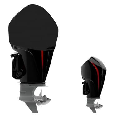 Imagem de Kistrba Capa de motor de popa compatível com Mercury 250HP-300HP, 200-300 PRO XS 4 tempos V8 4.6L 2018, capa de motor externo Mercury tecido Oxford 600D resistente à prova d'água