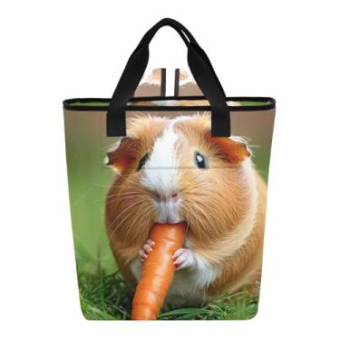 Imagem de Joitme Mochila impermeável com cenoura e porquinho-da-índia, 36 latas, mochila de praia para mulheres 35 x 15 x 40 cm