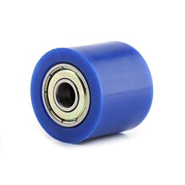 Imagem de Luqeeg Rolamento Resistente Durável do Controle Deslizante do Rolo da Polia da Corrente para Bicicletas de Rua ATV, Polia Guia de Material Premium para a Maioria Bicicletas de Sujeira, (Azul 8MM)