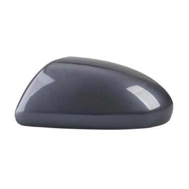 Imagem de Substituição da porta retrovisor do carro espelho lateral capa habitação Compatível com mazda 3 2010-2013 acessórios do carro(Gray Left)