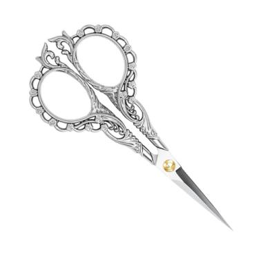 Imagem de Tesoura de escritório de aço inoxidável, para costura de escritório, tecido, artesanato, tesouras multiuso