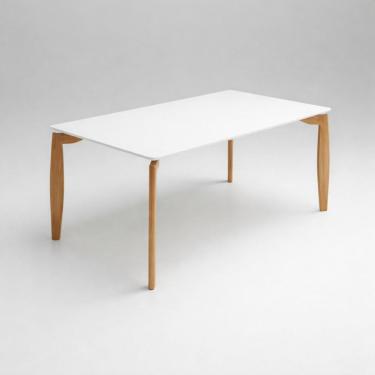 Imagem de Mesa de Jantar retangular com Vidro 135 x 90 Doha Gold Salas