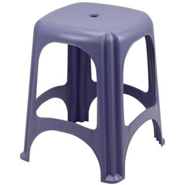 Imagem de Banqueta Niterói em Polietileno Lilás - 92411080 - TRAMONTINA