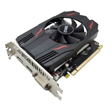 Imagem de QTHREE Placa gráfica Radeon RX 550 4GB GDDR5, 128 bits, placa de vídeo de PC para jogos, GPU ITX, PCI Express 3.0 X8, DirectX 12, DisplayPort, HDMI, DVI-D