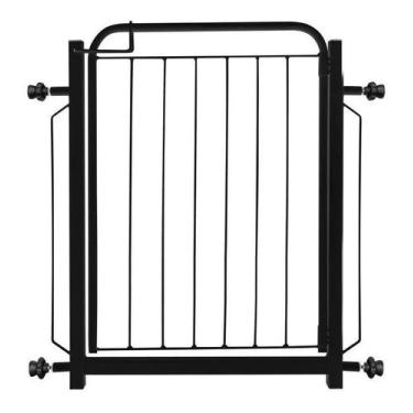 Imagem de Grade Portão Portãozinho Pet Para Cachorros Bebes Segurança Crianças P
