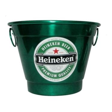 Imagem de Balde Baldinho De Gelo Grande 5,5 Litros Em Alumínio Personalizado Ref