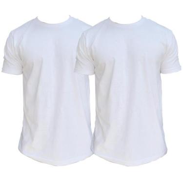 Imagem de Kit 2 Camisetas Brancas Malha Fria PV - Kasa Da Sogra Uniformes, Branc