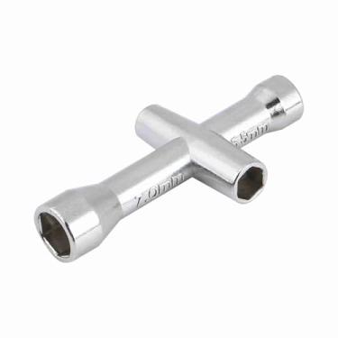 Imagem de Pssopp Chaves Cruzadas Modelo, Mini Chave Inglesa de Metal Hexagonal, Ferramenta de Manutenção para Roda, Modelo Rc, Carro, Caminhão, Buggy