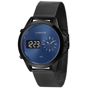Imagem de Relógio Lince Masculino Ref: Man4723l D1px Anadigi Black
