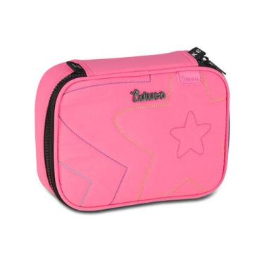 Imagem de Estojo box escolar infantil luluca lu27032 clio style, ROSA
