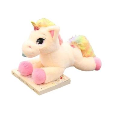 Imagem de Brinquedo De Pelúcia Unicórnio Arco-Íris De 16/24/32 Polegadas, Animal