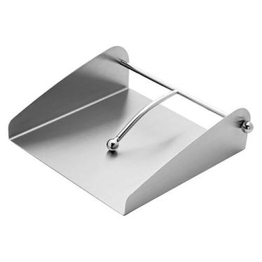 Imagem de Porta Guardanapo Inox Lenço Papel Toalha Dispensador De Mesa - Mimo St