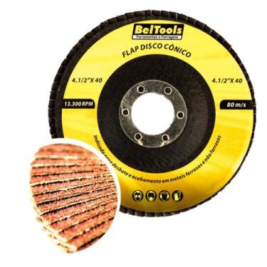 Imagem de Disco Lixa Flap 4.1/2 Grão 40  Classic Basic Beltools