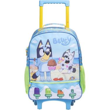 Imagem de Mochila Infantil com Rodinha Bluey X Grande - Xeryus