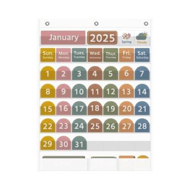 Imagem de Calendário Boho Com 96 Cartões, Ferramenta Grande De Organização Para 