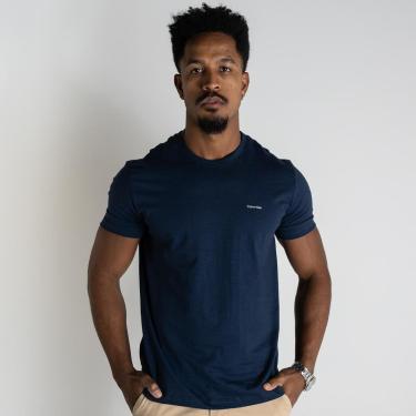 Imagem de Camiseta Calvin Klein Flamê Azul Marinho-Masculino
