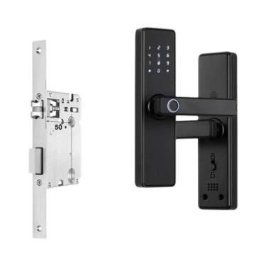 Imagem de Fechadura Biométrica De Porta Com Impressão Digital Em Vários Idiomas,