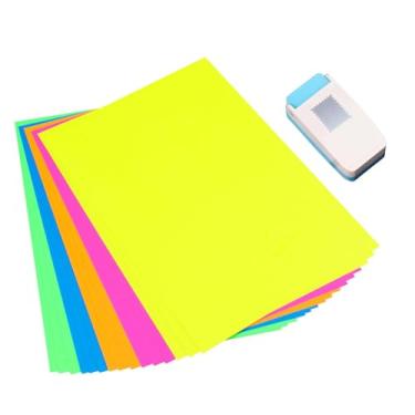 Imagem de FashionCha Perfurador de Papel Decorativo, Furador de Papel com Formatos Especiais para Scrapbook, Furador para Confecção de Cartões, W 15 Glossy Paper