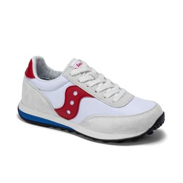 Imagem de Saucony Tênis unissex infantil 80 Kdz (criança pequena), Branco, vermelho, 15