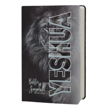 Imagem de Biblia Sagrada Leão Yeshua - Palavra de Jesus em Vermelho - Capa Dura 
