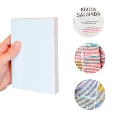 Imagem de Miolo De Bíblia Sagrada Pequena 11,5 x 15cm - Rei das Bíblias