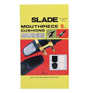 Imagem de Luqeeg Barítonos Alto Saxofone Bocal Remendos de Desempenho Confiável Presente Plástico 8 Peças Ideal para Entusiastas da Música (SLADE saxofone alto clarinete dentes almofada #01)