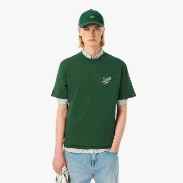 Imagem de Camiseta Lacoste de Malha Estampada Múltipla Masculina-Masculino