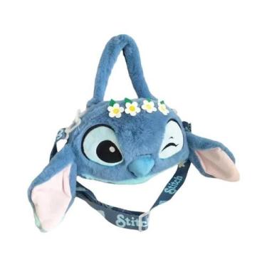 Imagem de Bolsa De Ombro De Pelúcia Disney Stitch Para Meninas, Mochila De Desen