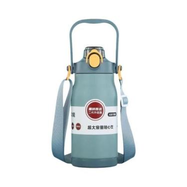 Imagem de Garrafa Térmica De Aço Inoxidável De Grande Capacidade 1000ML, Caneca 