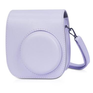 Imagem de Capa protetora para câmera Phetium Instant mini 12 lilás roxo