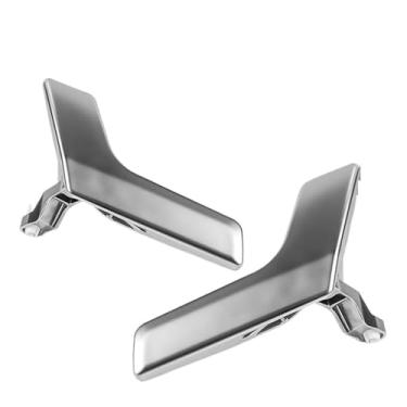 Imagem de Maçaneta interna da porta do carro fosco tira frontal esquerda direita kit de reparo de maçaneta compatível com Benz C250 C300 C350 GLK A2047201171(Left and Right)