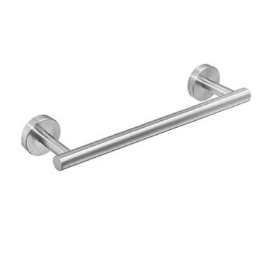 Imagem de 304 barra de toalha rolo de papel higiênico suporte de roupão gancho de roupas preto prata ouro conjunto de acessórios de banheiro, barra de toalha escovada