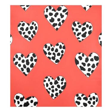 Imagem de Qilmy Capa magnética para máquina de lavar louça Dia dos Namorados amor coração 58 x 66 cm porta frontal capas decorativas de geladeira adesivo folha magnética máquina de lavar louça painel decalque