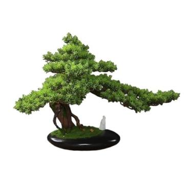 Imagem de Plantas falsas sala de estar entrada armário TV móveis simulação bonsai mesa de centro decoração decoração chinesa Feng Shui ornamentos decoração