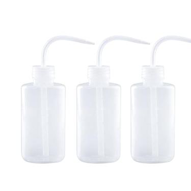 Imagem de 3 Pacote Garrafa de Rega para Suculentas Regadores Plantas Liberação Lenta Squeeze com Bico Precisão Corpo Transparente Marcas Escala Casa Escritório Jardim Vasos Flores Bonsai Interiores