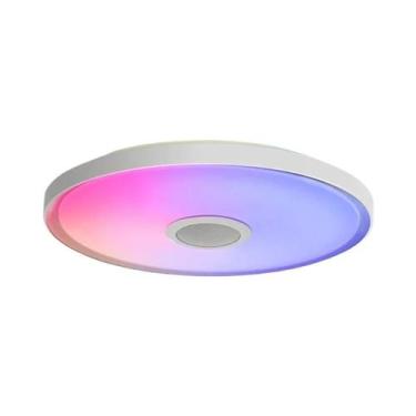 Imagem de Lâmpada De Teto LED RGB Inteligente Com Controle Remoto APP, Luz Regul