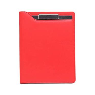 Imagem de Organizador de arquivos A4 pasta de couro biológico de alta qualidade caderno de assinatura multifuncional material de escritório material de escritório