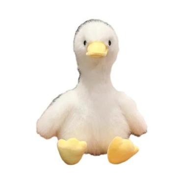 Imagem de Brinquedo De Pelúcia Pato Amarelo 34/45cm Boneca Macia Estilo Coreano 