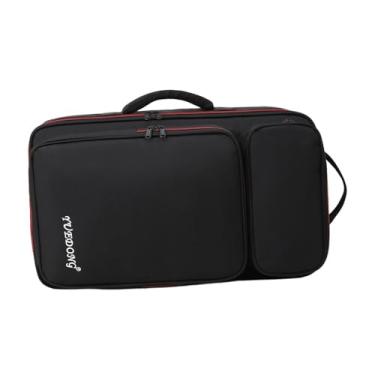 Imagem de oshhni Bolsa organizadora para pedais de efeitos de guitarra, estojo para transporte, estojo multiefeitos para uso diário, shows e estúdio, S