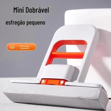 Imagem de Mini Rodo Mop Esfregão Portátil com Espremedor Absorvente Microfibra I