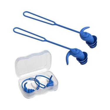 Imagem de Protetores De Ouvido De Silicone Impermeáveis Para Natação, Anti-ruído