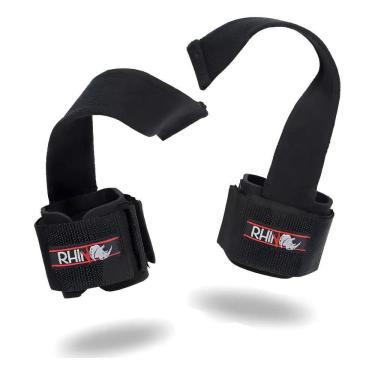 Imagem de Strap 100% Algodão Tala Com Munhequeira Macia Musculação Exe