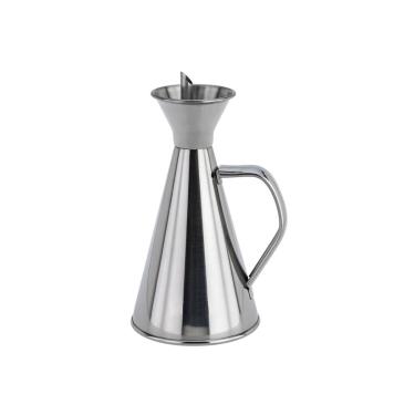 Imagem de Galheteiro com Bico Jarra Aço Inox Dispenser de Azeite 250ml