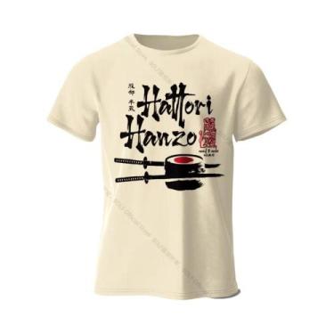 Imagem de Camiseta Masculina Oversized Hattori Hanzo Ninja Samurai Com Estampa G