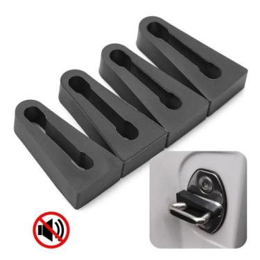 Imagem de Protetor De Silicone Para Fechadura De Porta De Carro, 4 Peças, Capa D