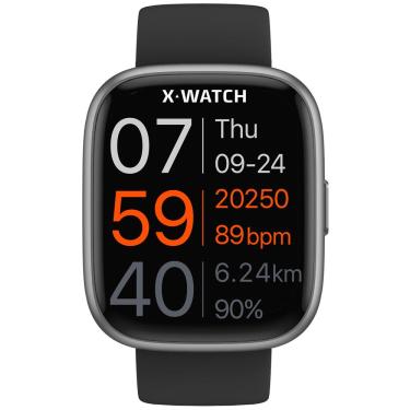 Imagem de Relógio Smartwatch X-Watch Ref: Xswuqpi005a Pxpx Cinza Touch Screen