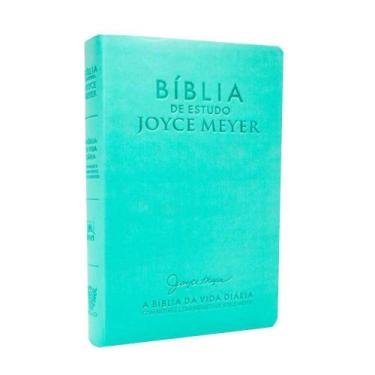 Imagem de BÍBLIA DE ESTUDO JOYCE MEYER - Letra Grande AZUL TIFANY - Bello Public
